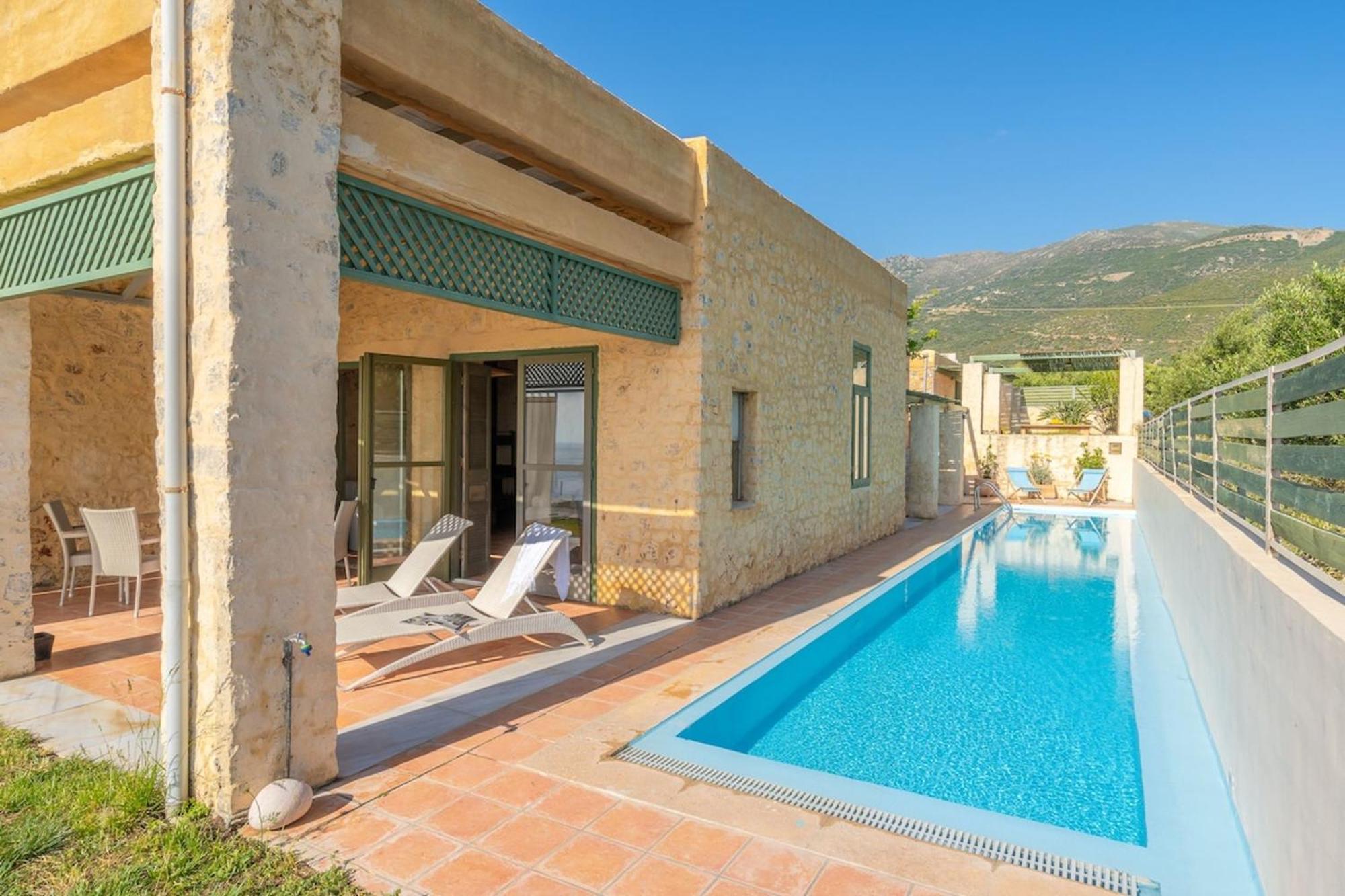 Villa Mediterranea, With Heated Pool Livadia  Ngoại thất bức ảnh