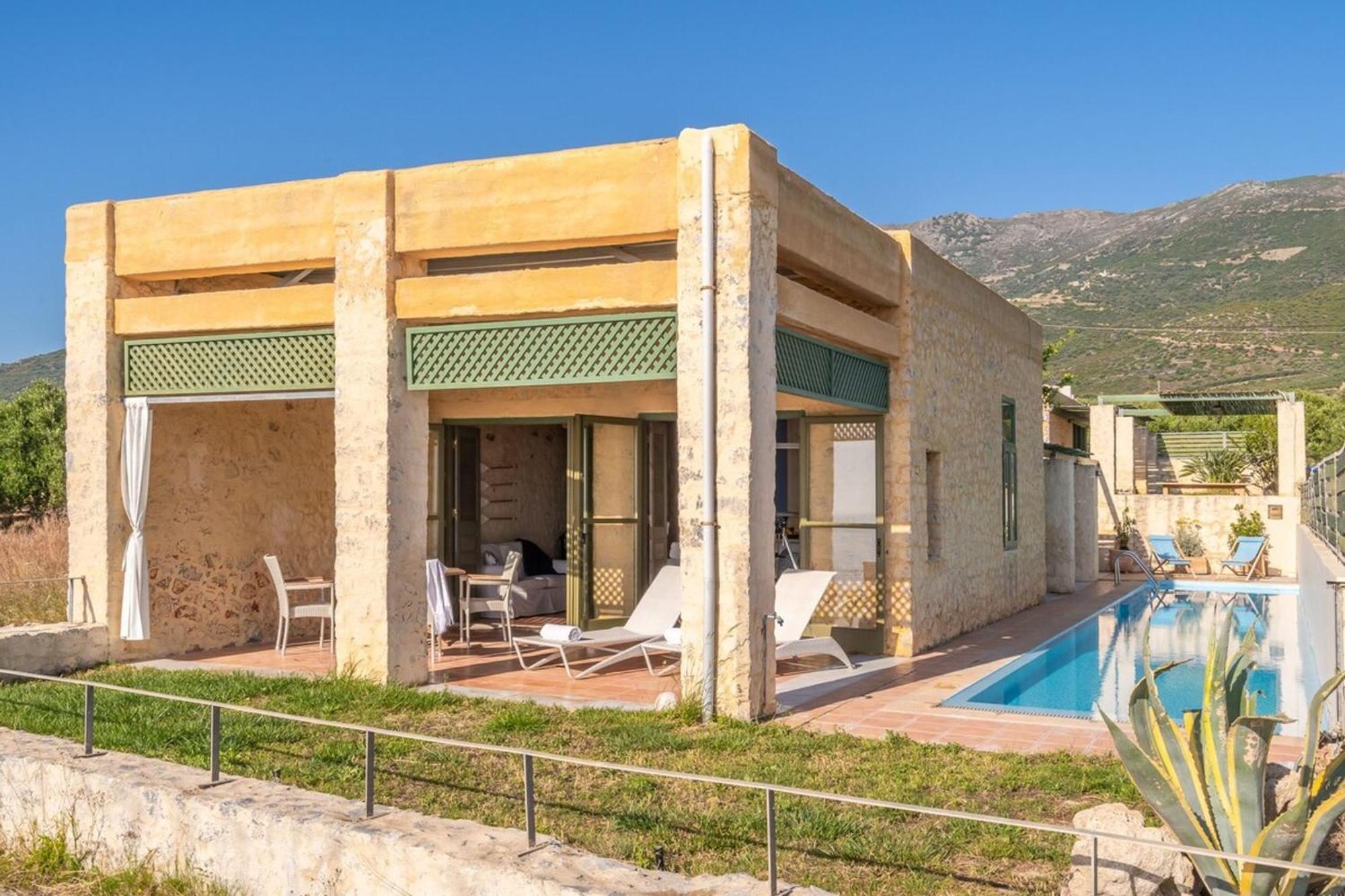 Villa Mediterranea, With Heated Pool Livadia  Ngoại thất bức ảnh