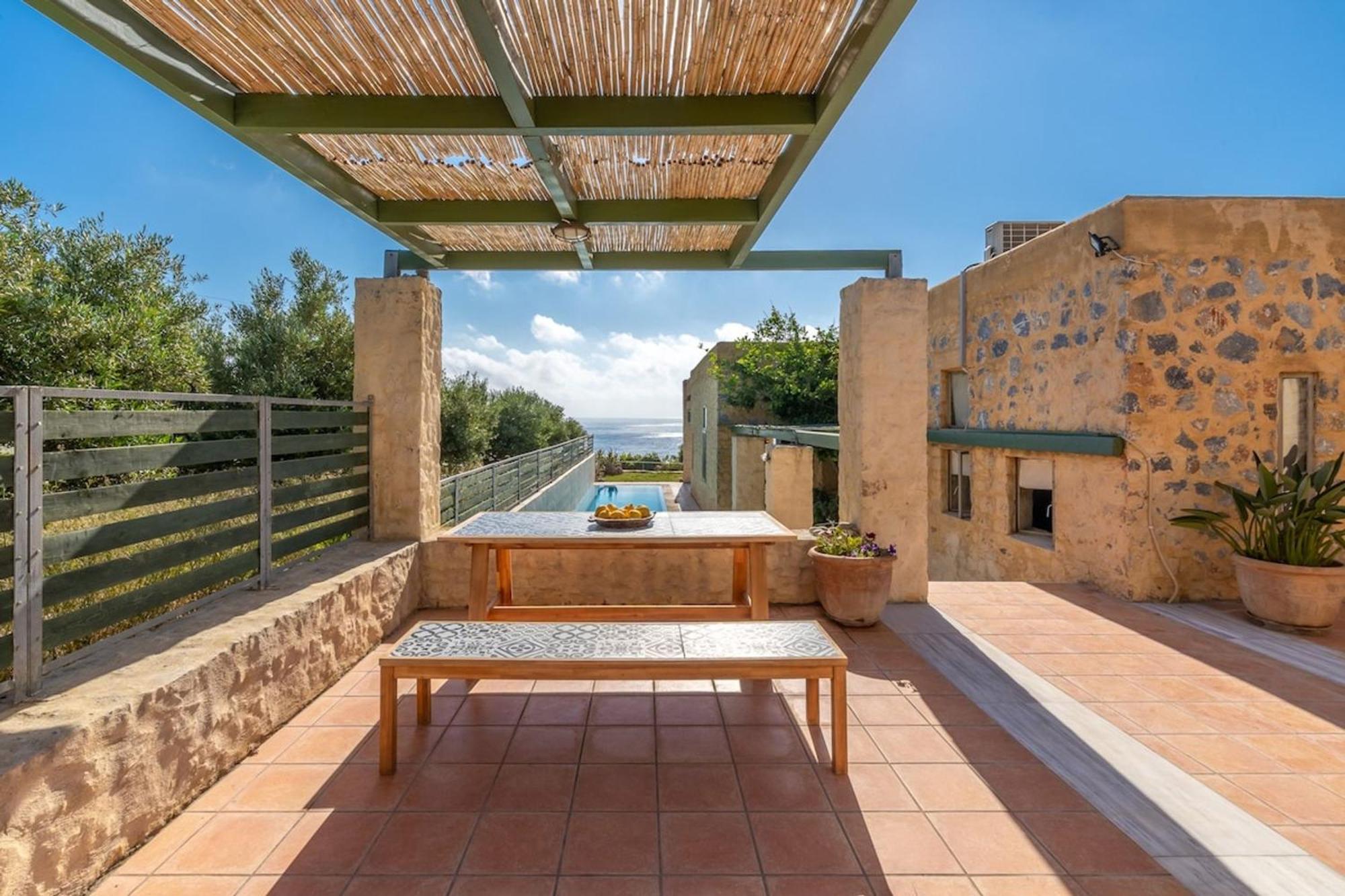 Villa Mediterranea, With Heated Pool Livadia  Ngoại thất bức ảnh